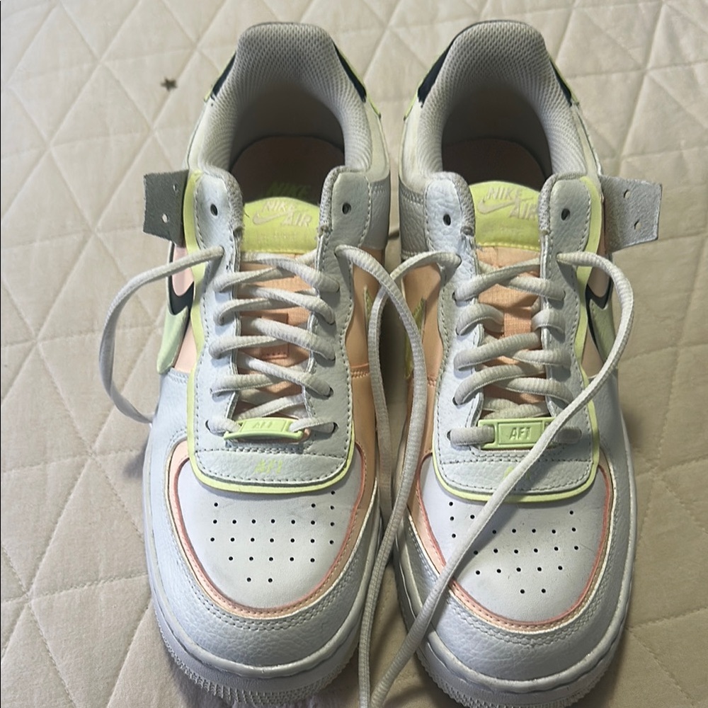 Nike Air Force 1 - White and Peach Tones
